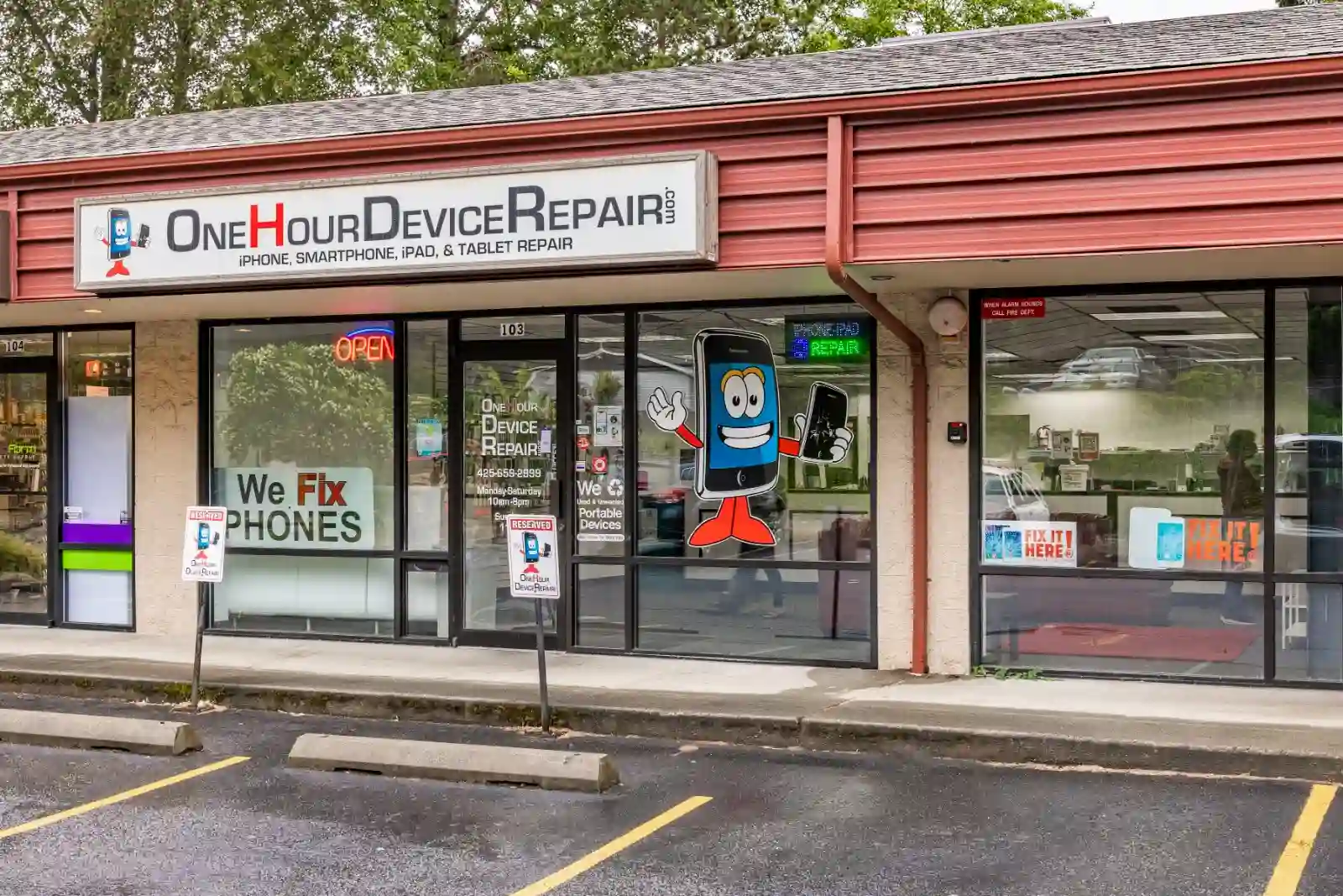 OneHourDeviceRepair Bothell Tenant Improvement by Linear Construction Services